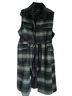 Bernardo Plaid Green White Vest Size XL - photo 1