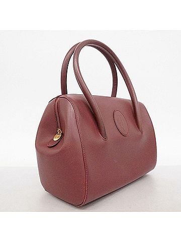 Cartier Cartier Must Leather Handbag, Bordeaux, Women's, P2895226 (view 2)