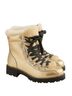 J.Crew 100% Leather 100% Shearling Gold Black Boots Size 9 1/2 - photo 2