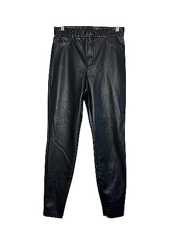 Zara Faux Leather Pants (view 1)
