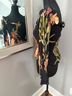 ALLSAINTS 100% Viscose 100% Cotton Floral Black Multi Color Long Sleeve Blouse Size 2 - photo 7