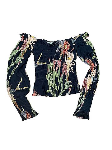 ALLSAINTS Lara Nolina Long Sleeve Blouse (view 2)