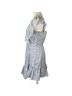 LoveShackFancy 100% Cotton Floral Blue White Casual Dress Size 6 - photo 5