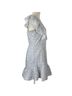 LoveShackFancy 100% Cotton Floral Blue White Casual Dress Size 6 - photo 3