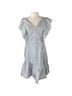 LoveShackFancy 100% Cotton Floral Blue White Casual Dress Size 6 - photo 1