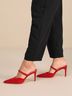 Dolce Vita 100% Leather Solid Red Mule/Clog Size 6 1/2 - photo 4