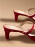 Dolce Vita 100% Leather Solid Red Mule/Clog Size 6 1/2 - photo 6