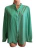 Anne Klein Print Green Button-Down Shirt Size M (petite) - photo 1