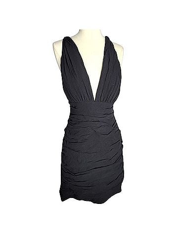 Finders Keepers Cross Back Chains Ruched Mini Dress Cocktail Dress (view 2)