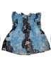 Ulla Johnson Floral Blue Short Sleeve Blouse Size 2 - photo 5