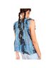 Ulla Johnson Floral Blue Short Sleeve Blouse Size 2 - photo 2