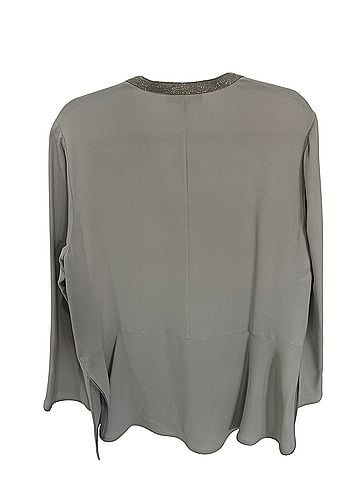 Lafayette 148 New York Long Sleeve Blouse (view 2)