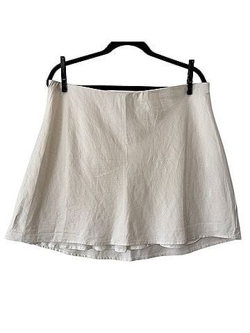 Anthropologie Anthropologie Tilda Linen Mini Skirt Casual Skirt (view 2)