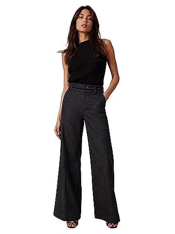 Banana Republic Classic Wide Leg Jeans (view 1)