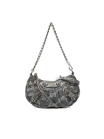 Balenciaga Mini BB Monogram Denim Le Cagole (view 1)