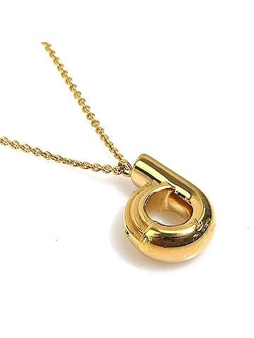 Louis Vuitton Louis Vuitton LOUIS VUITTON Necklace LV&ME D Metal Gold Men's Women's M61059 r11194a (view 2)