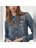 Talula 100% Cotton Blue Denim Jacket Size L - photo 4