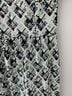 HVN 100% Polyester Argyle Black Silver Green Casual Dress Size 0 - photo 5