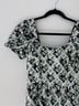 HVN 100% Polyester Argyle Black Silver Green Casual Dress Size 0 - photo 4