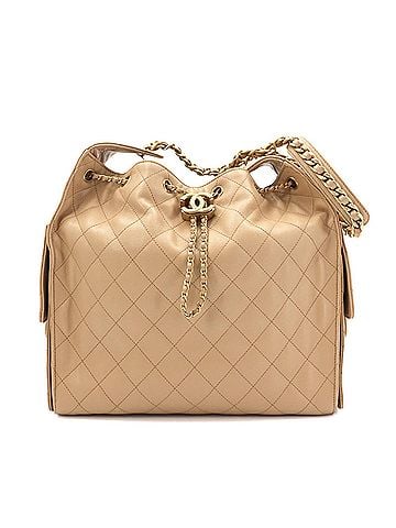 Chanel Chanel 25 Small Shoulder Handbag, Caviar Leather, Beige, AS5293, Gold Hardware. (view 1)