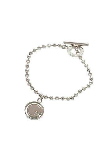 Gucci Gucci G Charm Ball Chain Bracelet, Sterling Silver 925, 0715GUCCI (view 1)
