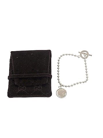 Gucci Gucci G Charm Ball Chain Bracelet, Sterling Silver 925, 0715GUCCI (view 2)