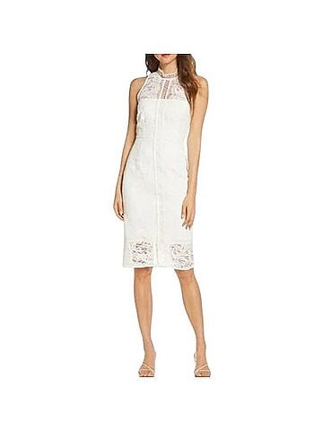 Eliza J Illusion Cocktail Dress (view 1)