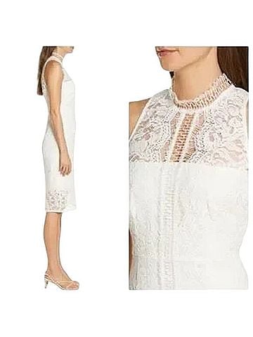 Eliza J Illusion Cocktail Dress (view 2)
