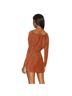 Superdown Orange Brown Cocktail Dress Size S - photo 2