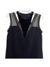 The Kooples 100% Polyester 3% Elastane 100% Lambskin Solid Black Cocktail Dress Size M - photo 6