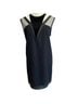 The Kooples 100% Polyester 3% Elastane 100% Lambskin Solid Black Cocktail Dress Size M - photo 1