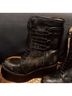 BED|STU 100% Leather Black Boots Size 8 1/2 - photo 9