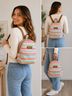Lily Bloom Stripes Multi Color Backpack One size - photo 5