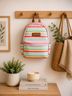 Lily Bloom Stripes Multi Color Backpack One size - photo 7