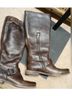 FRYE 100% Leather Brown Boots Size 5 1/2 - photo 4