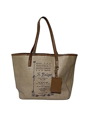 Bvlgari BVLGARI Collezione Tote Bag, Beige, Women's (view 1)