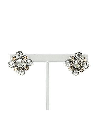 Chanel Chanel Stud Earrings A13V Silver Metal Bijou Women's CHANEL (view 2)