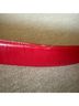 Liz Claiborne 100% Leather Red Burgundy Belt Size M - photo 4