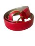 Liz Claiborne 100% Leather Red Burgundy Belt Size M - photo 1