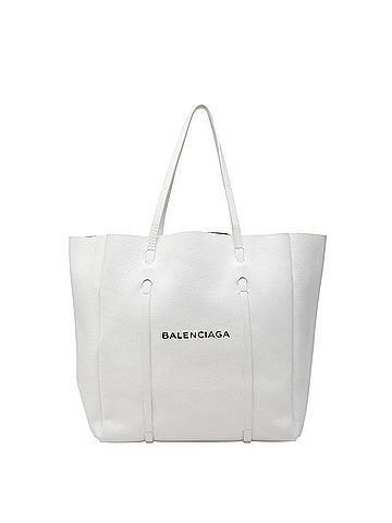 Balenciaga Balenciaga Everyday M Tote Bag Shoulder 475201 White Leather Women's BALENCIAGA (view 1)
