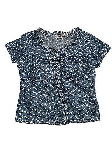 Shaver Lake Embroidered Flower Short Sleeve T-Shirt (view 1)