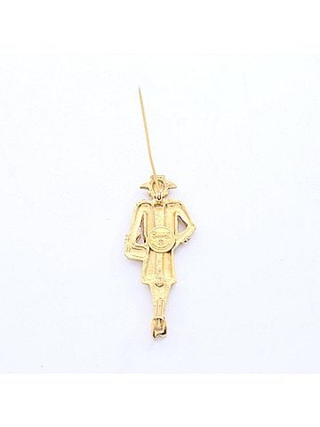 Chanel Chanel Mademoiselle Brooch Accessory, Gold Plated (GP), Women's, Tone (view 2)