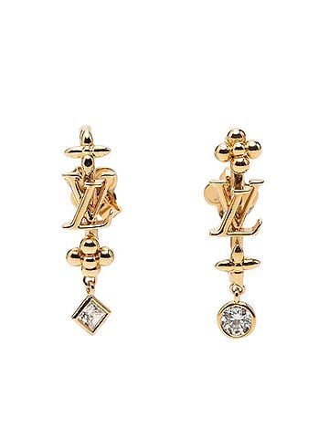 Louis Vuitton Louis Vuitton In the Sky Earrings M01257 Gold Plated Women's LOUIS VUITTON (view 1)