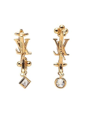 Louis Vuitton Louis Vuitton In the Sky Earrings M01257 Gold Plated Women's LOUIS VUITTON (view 2)