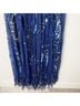 Mac Duggal 100% Polyester Print Blue Cocktail Dress Size 16 - photo 10