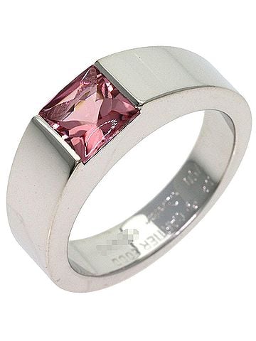 Cartier Cartier Tank Pink Tourmaline Ring, 18K White Gold, Women's (view 2)