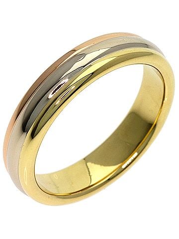 Cartier Cartier Three-Color #57 Ring - 18K Yellow Gold/18K Pink White Gold Women's (view 2)