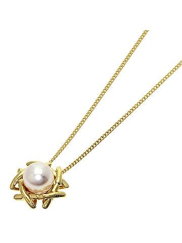 Tiffany & Co. Tiffany Kiss Around Pearl Necklace, 18K Yellow Gold, Women's (view 1)