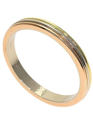 Cartier Cartier 3-color #60 Ring - 18K Yellow Gold/18K Pink White Gold Women's (view 1)