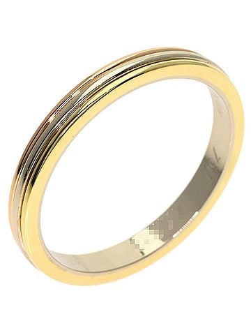 Cartier Cartier 3-color #60 Ring - 18K Yellow Gold/18K Pink White Gold Women's (view 2)